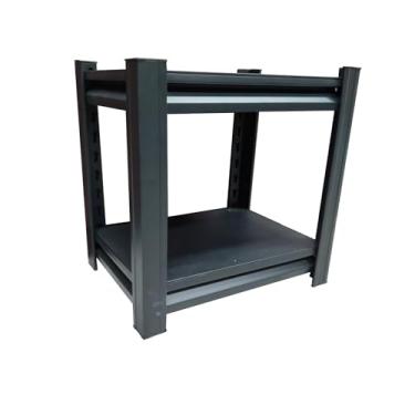 Imagem de SYLOUGH 16 x 16 x 12 prateleiras de armazenamento pequenas para caixa de sacola/armário/despensa/organizador de livros. Preto