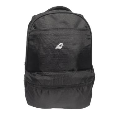 Imagem de Mochila Feminina Escola Faculdade Nylon Preta-Unissex