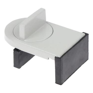 Imagem de Trava Limitador De Segurança Porta Janela Deslizante Cinza