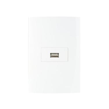 Imagem de Tomada Carregador Usb-A Margirius Sleek 1A 5W Placa 4X2