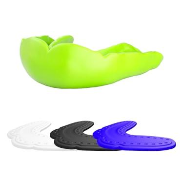 Imagem de (SHOCK GREEN) - Shock Doctor Ultra-Slim Microfit Mouthguard 2.4mm Mouth Guard Night Mouth Guard for Teeth Grinding Mouthguard for Lacrosse, Basketball, Boxing, MMA, Jiu Jitsu