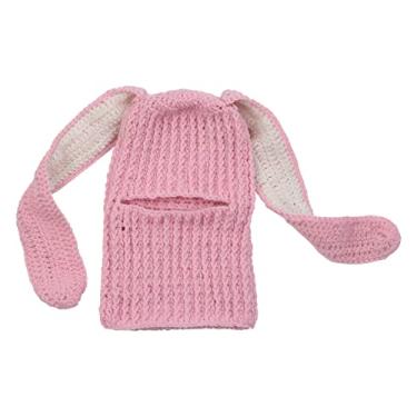 Imagem de YIFULIN Balaclava de Halloween orelhas de coelho longas caveiras engraçadas chapéu de coelho cor 2