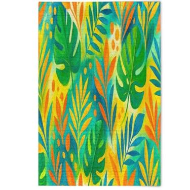 Imagem de Jigsaw Puzzles 1000 Pieces Adults Cute Animal Painting Colorful Leaf Green Orange Creative Puzzles Gifts Tech Game Puzzle Gifts, 1000 Pieces, 29.5" x 19.7"