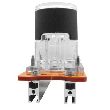 Imagem de Generic Base de Roteador Aparador de Madeira 2 Em 1 Suporte de Entalhe de Base de Roteador para Carpintaria para Máquina de Corte de Diâmetro Interno de 65 Mm Com Material de Liga