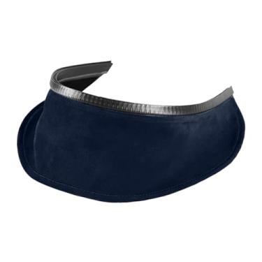 Imagem de Milageto Capacete de soldagem envolvente com protetor de pescoço ao calor, prático para jateamento de areia e polimento, com cobertura de pescoço, Azul Escuro