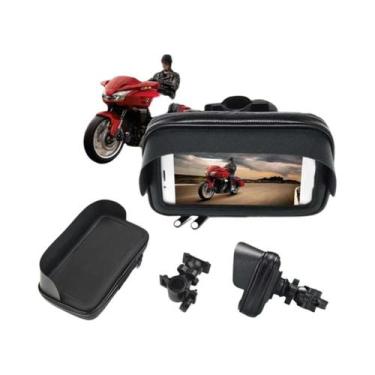 Imagem de Bolsa De Montagem Para Guidão De Moto E ATV À Prova d'Água Em Plástico