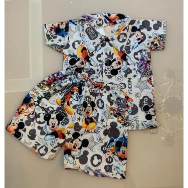 Imagem de Conjunto Infantil Menino Mauricinho Mickey Disney, 1 Ano