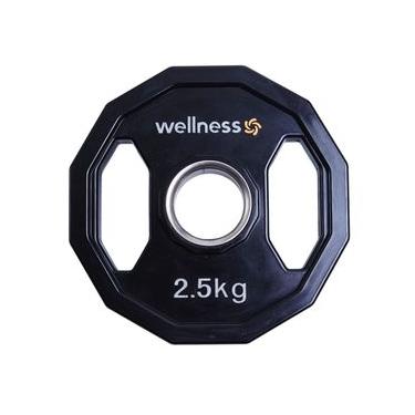 Imagem de Anilha Olímpica Poliuretano 12 Faces de 2,50 KG Wellness - WK017 WK017