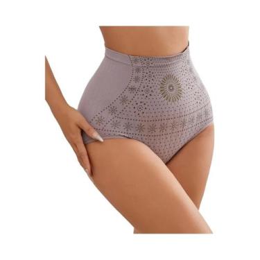 Imagem de Calcinha Modeladora Feminina Sem Costura De Cintura Alta Flarixa Com C