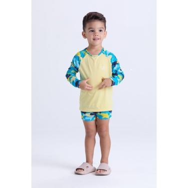 Imagem de Conjunto Moda Praia Infantil Estampa de Tubarão-Masculino