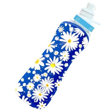 Imagem de Capa de garrafa de água de neoprene, mangas de garrafa de água de vidro de neoprene - porta-transporte | Saco ergonômico para suporte de de, suporte para isolado, porta-saco para