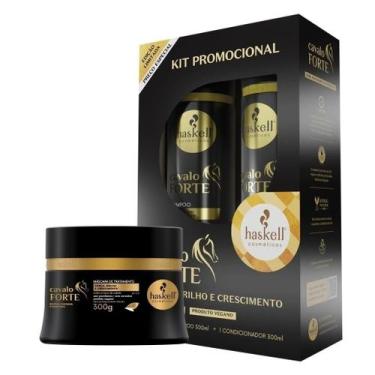 Imagem de Kit Haskell Cavalo Forte  Força, Brilho e Crescimento (Shampoo 300ml +