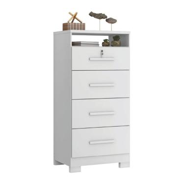 Imagem de Cômoda com Chave 4 Gavetas Primordial Max Zanzini