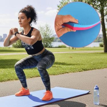 Imagem de Colchonete EVA 100x50 20mm Grosso Emborrachado Academia Pilates Ginast