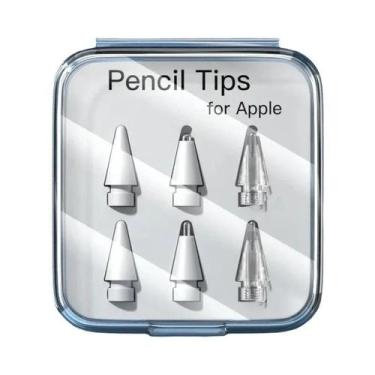 Imagem de Estojo Para Pontas De Apple Pencil Para 1ª E 2ª Geração 2B HB 3.0 Aces