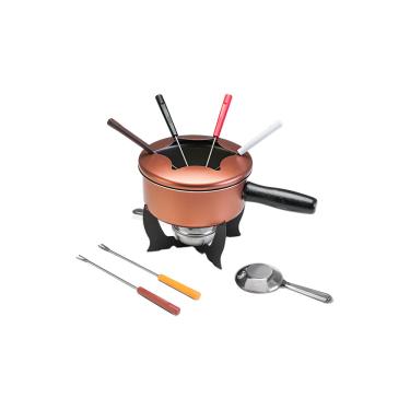 Imagem de Conjunto para Fondue 10 Peças Cobre Brinox
