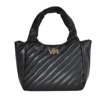 Imagem de Bolsa Feminina Via Marte Shopping Bag B2-521 Preto-Feminino