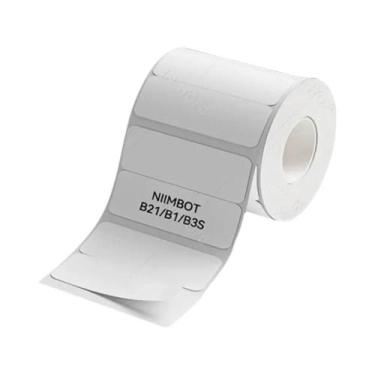 Imagem de Etiqueta Térmica Branca Autoadesiva Redonda De 20-50mm De Largura Para