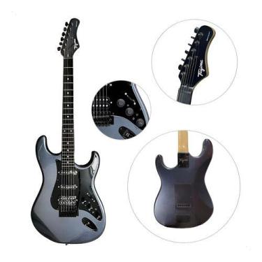 Imagem de Guitarra Eletrica Tagima 2s 1h Sixmart Ca Candy Apple