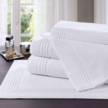 Imagem de Toalha De Piso Hotel Imperial 570 G/m² 50x80cm Lufamar Branca