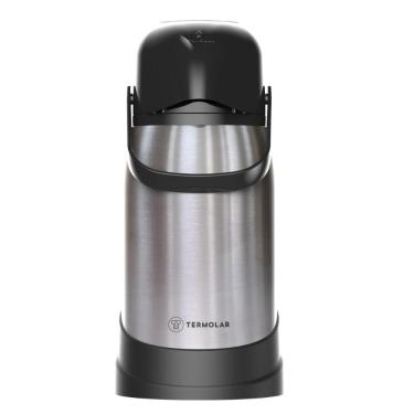 Imagem de Garrafa Térmica 100% Inox 1,2L Termolar R-evolution Inox