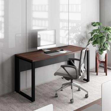 Imagem de Escrivaninha Mesa Escritório Diretor com Caixa de Tomadas 150cm Indust