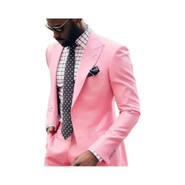 Imagem de Ternos Slim Fit Roxo Para Meninos: Smokings Masculinos Casuais Intelig