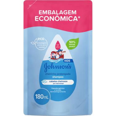 Imagem de Shampoo Infantil 180ml Refil Johnson's Baby Cheirinho Prolongado