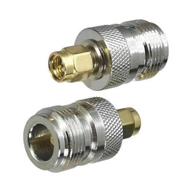 Imagem de Adaptador Conector SMA Para UHF, Plugue Coaxial RF De Latão Macho Para