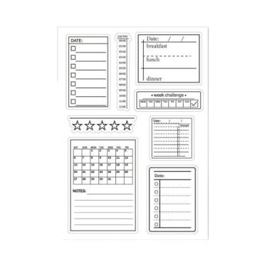 Imagem de Carimbos De Borracha Transparentes Com Design De Moldura Vintage E Ste