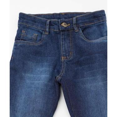 Imagem de Calça Infantil Jeans Bolso Tam 4 a 8 Azul-74086 - Turma Legal, 8, Jean