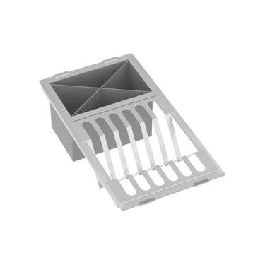 Imagem de ESCORREDOR DE PRATOS E TALHERES DEBACCO 39CM PARA CUBA EM AÇO INOX ESCOVADO 20.04.00231