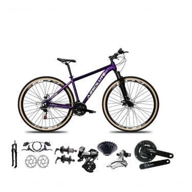 Imagem de Bicicleta Aro 29 Absolute Nero 5 Câmbios Shimano Altus 24v Freio Hidráulico Garfo Com Trava Roxo 19
