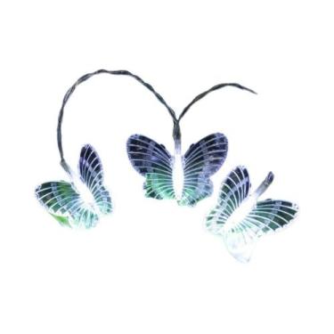 Imagem de Luzes De Cordão Coloridas Em Forma De Borboleta 6M 40LEDs Para Decoraç
