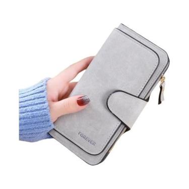 Imagem de Carteira Feminina Coreana De Moda Com Três Dobras, Porta-Múltiplos Car