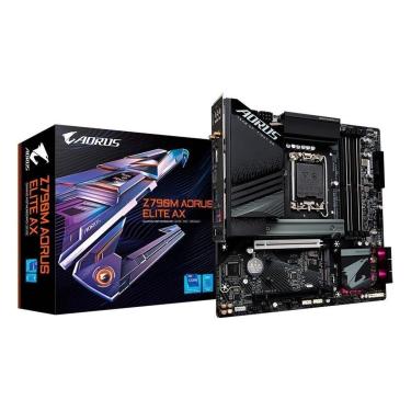 Imagem de Placa-Mãe Gigabyte Z790M Aorus Elite AX, Intel, ATX, DDR5, Wi-Fi, Bluetooth, - Z790M AORUS ELITE AX-Unissex