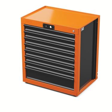 Imagem de Módulo Smart System Bancada 8 Gavetas Tramontina Pro Laranja Orgnizador Ferramentas Gav...