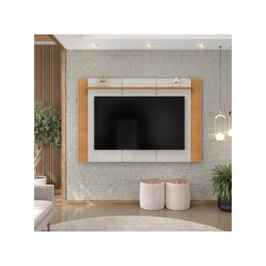 Imagem de Painel Home p/ TV até 75 Pol Helo 183x136cm Bali/Cedro - DJ Móveis, Ba