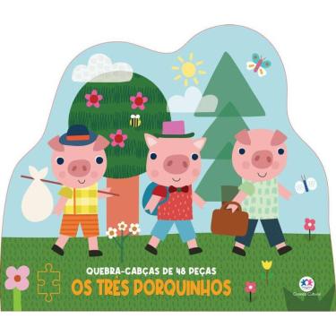 Imagem de Os três porquinhos - Livro com Quebra Cabeça