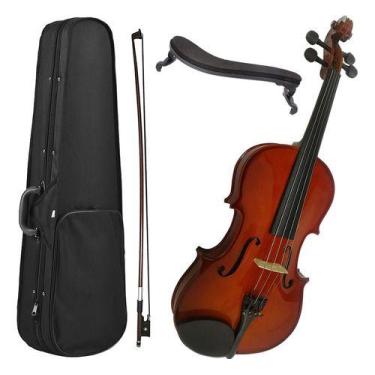 Imagem de Viola de Arco Marinos 38 1/2 MVA-260 Classic Abeto Maple Estojo Luxo A