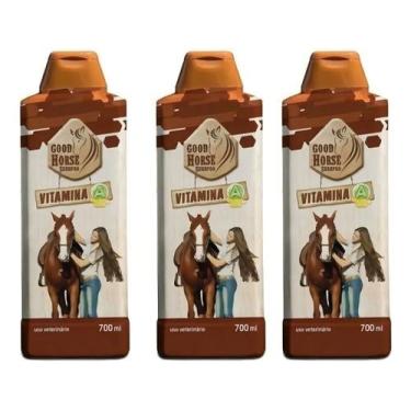 Imagem de Kit Com 3 Shampoo Procanine Good Horse Com Vitamina A 700 Ml - Ventura