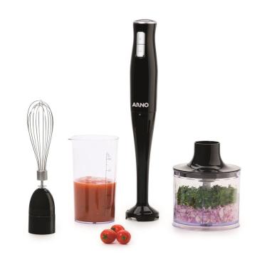 Imagem de Mixer 3 em 1 para Cozinha Turbomix Pro MX31 400W 2 Velocidades Preto 220V com Copo Medidor e Miniprocessador