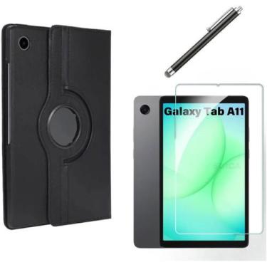 Imagem de Capa Case Giratoria para Tablet Samsung Galaxy Tab A11 8.7 Pol + Pelíc