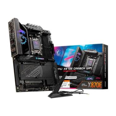 Imagem de Placa-Mãe MSI MPG X870E Carbon, AMD Socket AM5 ATX, DDR5, Wi-Fi 7, Blu