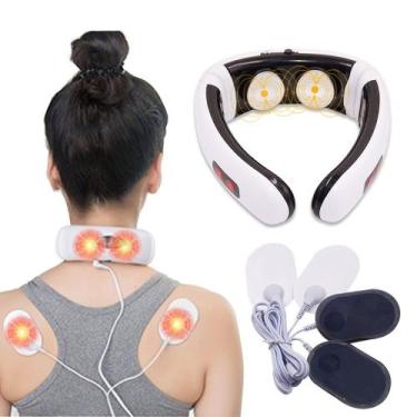 Imagem de Aparelho Fisioterapia Massageador Cervical Para Dor Pescoço Tensão Mus