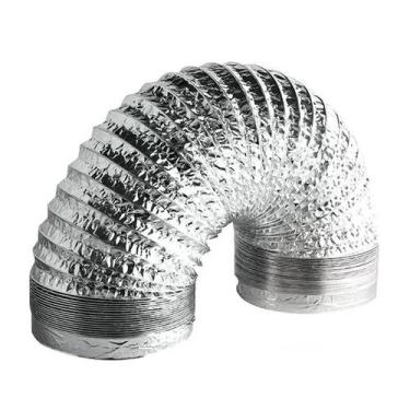 Imagem de Duto flexível alumínio 10 polegadas ventilação 3 Metros - Engarb