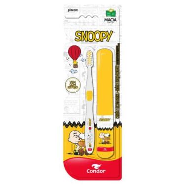 Imagem de Escova Dental Infantil Snoopy Júnior Cerdas Macias CONDOR 1 Unidade