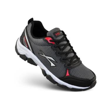 Imagem de Tênis Masculino Hot Sol Soft Numeração Especial Até o 49, Grafite, Ver