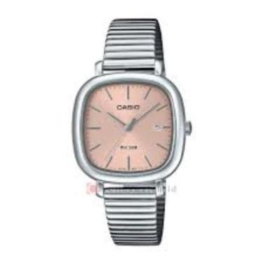 Imagem de Relógio Casio Retangular Aço-Feminino