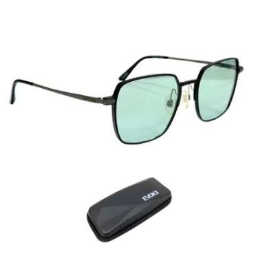 Imagem de Óculos de Sol Evoke Easy Fit 24 09A Black Metal Green Total-Unissex